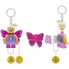 LEGO Keychain Light – Butterfly Girl (KE171H) Large 2 Inch Tall Figure | LED Bag Charm