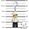 LEGO Keychain Light – Female Chef (KE218H) Large 3 Inch Tall | Bag Charm, Flashlight
