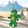 LEGO Keychain Light – Green Dragon Costume Girl – 3 Inch Tall Figure (KE224H)