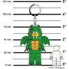 LEGO Keychain Light – Green Dragon Costume Girl – 3 Inch Tall Figure (KE224H)
