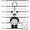 LEGO Keychain Light – Panda Guy (KE195H) Large 3 Inch Tall Figure | Bag charm with LED light