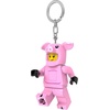 LEGO Keychain Light – Piggy Girl (KE212H) Large 3 Inch Tall | Bag charm with LED light