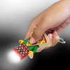 LEGO Keychain Light – Pizza Costume Guy (KE176H) Large 3 Inch Tall | Bag charm with LED light