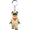 LEGO Keychain Light – Pug Costume Guy (KE213H), Extra-Large 3 Inch Tall