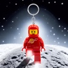 LEGO Keychain Light – Spaceman Red (KE10HR) Large 3 Inch Tall Figure | Bag charm with LED light