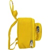 LEGO Kids Brick Mini Backpack Accessory Pouch with Novelty Backstraps, Snaps to Belt or Full-Size Backpack, Holds Small Items like Keys & Headphones, Black(Yellow)