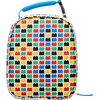 LEGO Kids Heritage Classic Lunch Box, Insulated Soft Reusable Lunch Bag Meal Container for Boys and Girls, Perfect for School or Travel, Meal Tote Keeps Food and Drinks Cold with Buckle, Color Me(Checkered Brick)