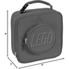 LEGO Lunch Bag, Durable and Insulated, with Mesh Pouch and Zip Compartment, Perfect for On-the-Go Meals, Light Pink(Gray)