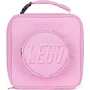 LEGO Lunch Bag, Durable and Insulated, with Mesh Pouch and Zip Compartment, Perfect for On-the-Go Meals, Light Pink(Light Pink)