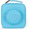 LEGO Lunch Bag, Durable and Insulated, with Mesh Pouch and Zip Compartment, Perfect for On-the-Go Meals, Light Pink(Medium Azur)