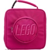 LEGO Lunch Bag, Durable and Insulated, with Mesh Pouch and Zip Compartment, Perfect for On-the-Go Meals, Light Pink(Red Violet)