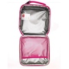LEGO Lunch Bag, Durable and Insulated, with Mesh Pouch and Zip Compartment, Perfect for On-the-Go Meals, Light Pink(Red Violet)