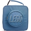 LEGO Lunch Bag, Durable and Insulated, with Mesh Pouch and Zip Compartment, Perfect for On-the-Go Meals, Light Pink(Sand Blue)