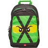 LEGO NINJAGO Kids School Backpack Bookbag, for Travel, On-the-Go, Back to School, Boys and Girls, with Adjustable Padded Straps and Fun patterns, Spraypaint(Green)