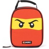 LEGO NINJAGO Lunch Box, Insulated Soft Reusable Lunch Bag Meal Container for Boys and Girls, Perfect for School, or Travel, Meal Tote to Keep Food and Drinks Cold, Future Green(Future Red)