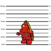 LEGO Ninjago Silicone Magnet – Kai (53347) | for Fridge Decorative, Office, Kitchen, Locker, Whiteboard