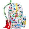 LEGO PRESCHOOL BACKPACK, Toddler-Sized School and Travel Bag for Boys and Girls, Minifigure Bricks