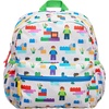 LEGO PRESCHOOL BACKPACK, Toddler-Sized School and Travel Bag for Boys and Girls, Minifigure Bricks
