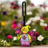 LEGO Silicone Bag Tag – Butterfly Girl (52853) | Silicone Luggage Tag, Bag charm, for Summer Vacation