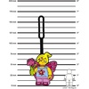 LEGO Silicone Bag Tag – Butterfly Girl (52853) | Silicone Luggage Tag, Bag charm, for Summer Vacation