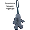 LEGO Spaceman Silicone Bag Tag – Red (53498)