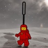 LEGO Spaceman Silicone Bag Tag – Red (53498)