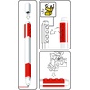 LEGO Stationery Gel Pen with Minifigure – Red (52602) Minifigure May Vary(Red)