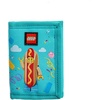 LEGO Trifold Wallet, Kids Unisex Wallet for Boys and Girls, with Clear ID Window, Card and Cash Pockets and Secure Hook and Loop Closure, Hotdog Guy(Hotdog Guy)