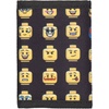 LEGO Trifold Wallet, Kids Unisex Wallet for Boys and Girls, with Clear ID Window, Card and Cash Pockets and Secure Hook and Loop Closure, Hotdog Guy(Minifigure)