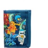 LEGO Trifold Wallet, Kids Unisex Wallet for Boys and Girls, with Clear ID Window, Card and Cash Pockets and Secure Hook and Loop Closure, Hotdog Guy(Stronger Together)