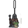 Lego Star Wars The Mandalorian Bag Tag – The Mandalorian with Grogu (52948) | Silicone, Flexible