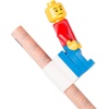 Lego Stationery Set with Minifigure – 4 Pencils, 1 Topper, 1 Pencil Sharpener, 1 Eraser