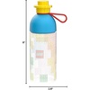 Room Copenhagen LEGO Hydration Bottle, Transparent Water/Hydration Bottle, 500 ml, mix colors with Iconic LEGO graphics (easy to fill with ice)