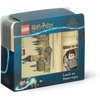 Room Copenhagen LEGO LUNCH SET – Harry Potter Hogwarts Design, 390ml Bottle & Lunch Box for Kids & Adults, Dishwasher Safe, Perfect for Meals on the Go, Beige & Grey