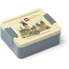 Room Copenhagen LEGO LUNCH SET – Harry Potter Hogwarts Design, 390ml Bottle & Lunch Box for Kids & Adults, Dishwasher Safe, Perfect for Meals on the Go, Beige & Grey