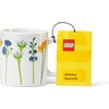 Room Copenhagen LEGO Wild Flowers Mug 300 ml Ceramic Coffee Cup | Ceramic Coffee Mug 300 ml Capacity Microwave Safe Dishwasher Safe(Wild Flowers)