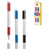 IQ LEGO Stationery Gel Pen 3 Pack (51513) | Refillable, 1 each: Red, Blue, Black Ink(Modern)