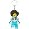 LEGO City Keychain Light – Dr. Flieber (KE192H) Large 3 Inch Tall | Bag charm with LED light