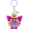 LEGO Keychain Light – Butterfly Girl (KE171H) Large 2 Inch Tall Figure | LED Bag Charm