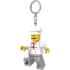 LEGO Keychain Light – Chef (KE24H), Extra-Large 3 Inch Tall Figure