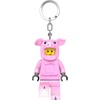 LEGO Keychain Light – Piggy Girl (KE212H) Large 3 Inch Tall | Bag charm with LED light
