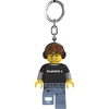 LEGO Keychain Light – Video Game Guy (KE217H) Large 3 Inches Tall | Bag Charm with LED Lights