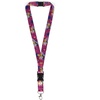 LEGO Lanyard, Neck Strap for Key Chains, Detachable Lanyard for Phone, Keys, ID Badge, with clasp and Quick Release Buckle(Butterfly Girl)