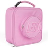 LEGO Lunch Bag, Durable and Insulated, with Mesh Pouch and Zip Compartment, Perfect for On-the-Go Meals, Light Pink(Light Pink)
