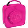 LEGO Lunch Bag, Durable and Insulated, with Mesh Pouch and Zip Compartment, Perfect for On-the-Go Meals, Light Pink(Pink)