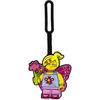 LEGO Silicone Bag Tag – Butterfly Girl (52853) | Silicone Luggage Tag, Bag charm, for Summer Vacation