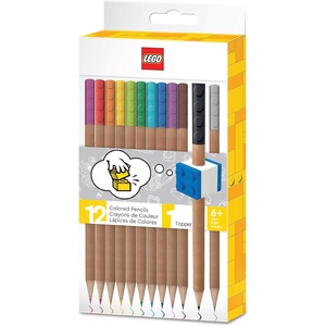 IQ EUROMIC Lego Stationery – 12 Color Pencils (52064)