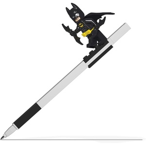 IQ LEGO Gel Pen with Batman Minifigure – Black Gel Pen (52864)(1 Count (Pack of 1))