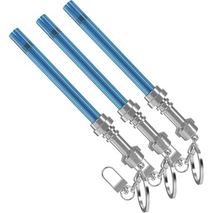 IQ LEGO Star Wars Lightsaber Gel Pen with Clip – Azur (53514) | Smooth writing blue ink, Refillable(1 Count (Pack of 3))