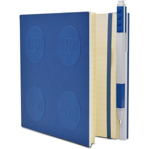 IQ LEGO Stationery Locking Notebook & Gel Pen Set – Blue (52257)